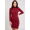 Kadın Bordo Kaşkorse Balıkçı Yaka Uzun Kollu Bodycon Mini Elbise – Şık, Rahat Ve 4 Mevsim Kadın Bordo Kaşkorse Balıkçı Yaka Uzun Kollu Bodycon Mini Elbise – Şık, Rahat Ve 4 Mevsim
