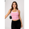 Kadın Pembe Beyaz Çift Renk Çapraz Askılı Crop Top Bluz – Şık, Rahat Ve Kolay Kombinlenebilir Kadın Pembe Beyaz Çift Renk Çapraz Askılı Crop Top Bluz – Şık, Rahat Ve Kolay Kombinlenebilir