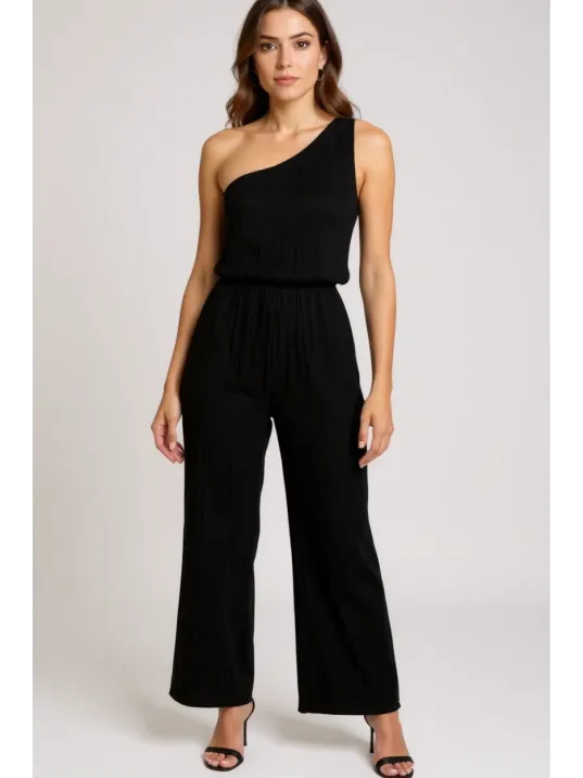 Kadın Siyah Tek Omuzlu Şık Bluz & Geniş Paça Pantolon İkili Takım – Modern, Konforlu Ve Günlük Kombinlere Uygun Kadın Siyah Tek Omuzlu Şık Bluz & Geniş Paça Pantolon İkili Takım – Modern, Konforlu Ve Günlük Kombinlere Uygun