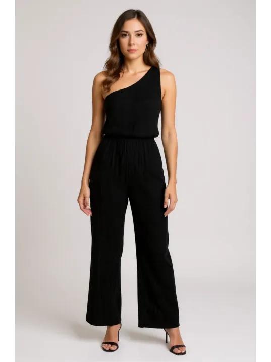 Kadın Siyah Tek Omuzlu Şık Bluz & Geniş Paça Pantolon İkili Takım – Modern, Konforlu Ve Günlük Kombinlere Uygun Kadın Siyah Tek Omuzlu Şık Bluz & Geniş Paça Pantolon İkili Takım – Modern, Konforlu Ve Günlük Kombinlere Uygun
