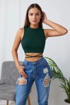 Kadın Yeşil Çapraz Bağlamalı Crop Top Büstiyer – Modern Ve Şık Tasarım Kadın Yeşil Çapraz Bağlamalı Crop Top Büstiyer – Modern Ve Şık Tasarım