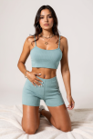Kadın Açık Mavi Şortlu Kaşkorse Gecelik Takım – Modern, Konforlu Ve Günlük Kombinlere Uygun Kadın Açık Mavi Şortlu Kaşkorse Gecelik Takım – Modern, Konforlu Ve Günlük Kombinlere Uygun