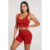 Kadın Kırmızı Kalın Askılı Yüksek Bel Şortlu Gecelik Takımı – Modern, Konforlu Ve Günlük Kombinlere Uygun Kadın Kırmızı Kalın Askılı Yüksek Bel Şortlu Gecelik Takımı – Modern, Konforlu Ve Günlük Kombinlere Uygun