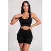 Kadın Siyah Yüksek Bel Çapraz Sırt Detaylı Şortlu Gecelik Takım – Modern, Konforlu Ve Günlük Kombinlere Uygun Kadın Siyah Yüksek Bel Çapraz Sırt Detaylı Şortlu Gecelik Takım – Modern, Konforlu Ve Günlük Kombinlere Uygun