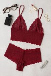 Kadın Bordo Dantel Bralet Şort Takımı – Asil Ve Sofistike İç Giyim Kadın Bordo Dantel Bralet Şort Takımı – Asil Ve Sofistike İç Giyim