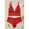 Kadın Kırmızı Dantel Bralet Şort Takımı – Tutkulu Ve Çekici İç Giyim Kadın Kırmızı Dantel Bralet Şort Takımı – Tutkulu Ve Çekici İç Giyim