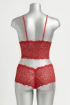 Kadın Kırmızı Dantel Bralet Şort Takımı – Tutkulu Ve Çekici İç Giyim