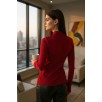 Kadın Bordo Parmak Detaylı Esnek Uzun Kollu Body Kadın Bordo Parmak Detaylı Esnek Uzun Kollu Body