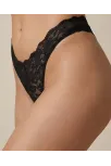 Kadın Siyah Dantel Tanga Külot – Modern Ve Şık Tasarım
