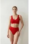 Kadın Kırmızı Desteksiz Seamless Tangalı İç Çamaşır Takımı – Modern, Konforlu Kadın Kırmızı Desteksiz Seamless Tangalı İç Çamaşır Takımı – Modern, Konforlu