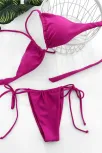 Kadın Fuşya Yandan Bağlamalı Tangalı Üçgen Bikini Mayo Takımı – Modern, Konforlu Ve Günlük Kombinlere Uygun Kadın Fuşya Yandan Bağlamalı Tangalı Üçgen Bikini Mayo Takımı – Modern, Konforlu Ve Günlük Kombinlere Uygun