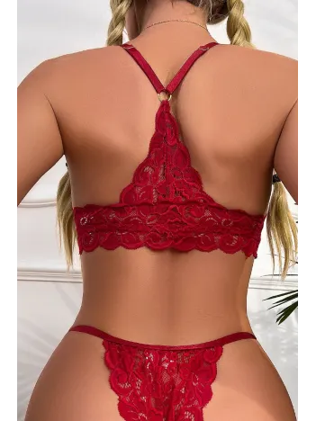 Kadın Bordo Sırtı Dantel Ve İp Detaylı Şık Sütyen Külot Takımı – Modern, Konforlu Ve Günlük Kombinlere Uygun Kadın Bordo Sırtı Dantel Ve İp Detaylı Şık Sütyen Külot Takımı – Modern, Konforlu Ve Günlük Kombinlere Uygun
