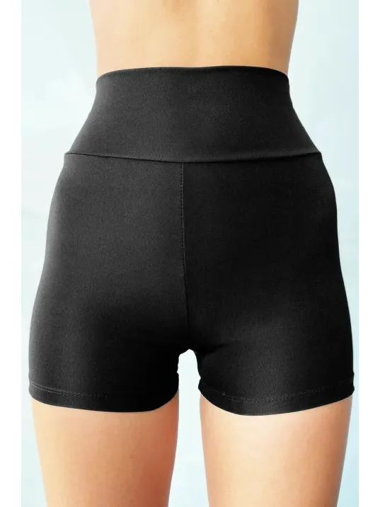 Kadın Siyah Yüksek Bel Mini Deniz Şortu – Modern Ve Şık Tasarım Kadın Siyah Yüksek Bel Mini Deniz Şortu – Modern Ve Şık Tasarım