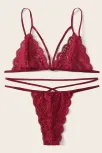 Kadın Bordo Dantel Sütyen Külot Takımı – Modern, Konforlu Ve Günlük Kombinlere Uygun