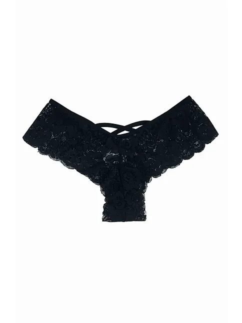 Kadın Siyah Dantelli Seksi Külot – Modern Ve Şık Tasarım