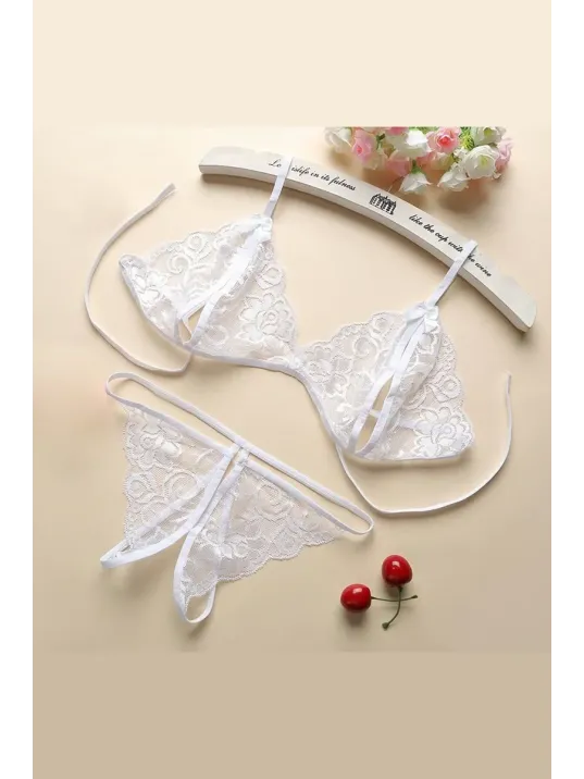 Kadın Dantelli Sütyen Külot Takımı 5'li Set