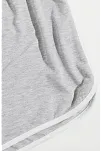 Kadın Gri Askılı Crop Top Ve Şortlu Gecelik Takım
