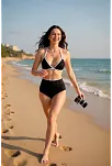 Kadın Siyah Beyaz Kaşkorse Yüksek Bel Bikini Takımı – Modern, Konforlu Ve Günlük Kombinlere Uygun Kadın Siyah Beyaz Kaşkorse Yüksek Bel Bikini Takımı – Modern, Konforlu Ve Günlük Kombinlere Uygun