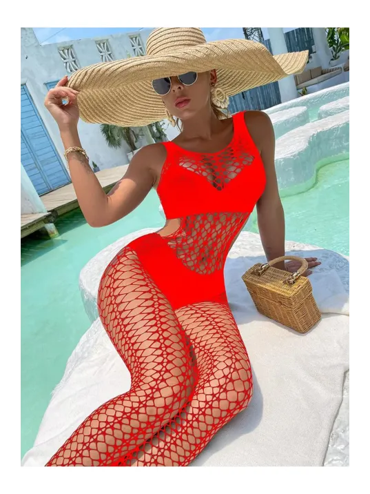 Kadın Seksi Fantazi File Çorabı Utra Esnek Büyük Beden Uygun