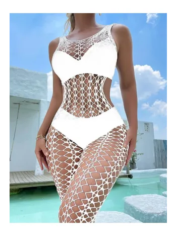 Kadın Seksi Fantazi File Çorabı Utra Esnek Büyük Beden Uygun
