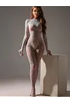 Kadın Seksi Leopar Desenli Transparan File Tulum Uzun Kollu Eldivenli Büyük Beden Vücut Çorabı Kadın Seksi Leopar Desenli Transparan File Tulum Uzun Kollu Eldivenli Büyük Beden Vücut Çorabı