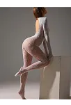 Kadın Seksi Leopar Desenli Transparan File Tulum Uzun Kollu Eldivenli Büyük Beden Vücut Çorabı Kadın Seksi Leopar Desenli Transparan File Tulum Uzun Kollu Eldivenli Büyük Beden Vücut Çorabı