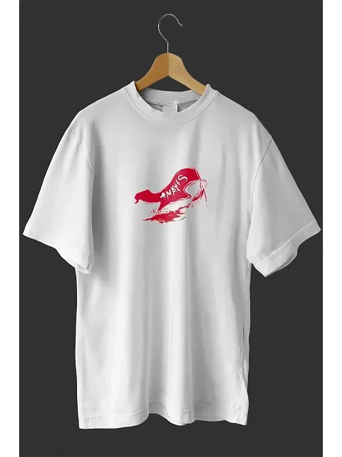 1 Mayıs Emekçilerimiz İçin Tişört Özel Tasarım 1 Mayıs Baskılı T-shirt - Beyaz