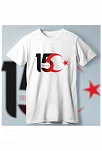 15 Temmuz Demokrasi Ve Milli Birlik Günü Ay Yıldız Baskılı T-shirt - Beyaz 15 Temmuz Demokrasi Ve Milli Birlik Günü Ay Yıldız Baskılı T-shirt - Beyaz