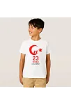 23 Nisan Çocuk Bayramı Baskılı Özel T-shirt - Beyaz