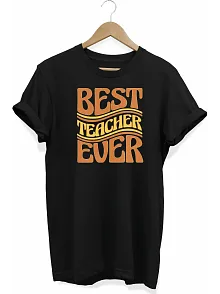 24 Kasım Öğretmenler Baskılı T-shirt - Siyah