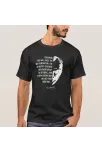 24 Kasım Öğretmenler Günü Baskılı T-shirt - Siyah