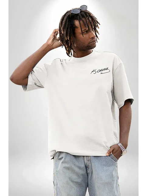 30 Ağustos Baskılı T-shirt - Beyaz