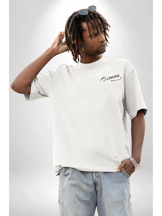 30 Ağustos Baskılı T-shirt - Beyaz