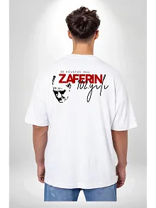30 Ağustos Baskılı T-shirt - Beyaz