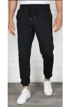 Erkek Jogger Eşofman Altı Rahat Kalıp, Cepli, Lastikli Paça, Günlük Spor Pantolon - Siyah Erkek Jogger Eşofman Altı Rahat Kalıp, Cepli, Lastikli Paça, Günlük Spor Pantolon - Siyah