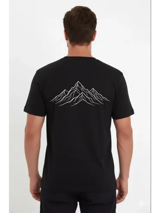 Erkek Nihilist Penguen Özel Tasarım Oversize Bisiklet Yaka Tişört - Siyah Erkek Nihilist Penguen Özel Tasarım Oversize Bisiklet Yaka Tişört - Siyah