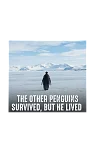 Kadın Oversize Hoodie - Sırt Baskılı "survivor Penguin" Temalı, Felsefi Yazılı Kapüşonlu Sweatshirt - Siyah Kadın Oversize Hoodie - Sırt Baskılı "survivor Penguin" Temalı, Felsefi Yazılı Kapüşonlu Sweatshirt - Siyah
