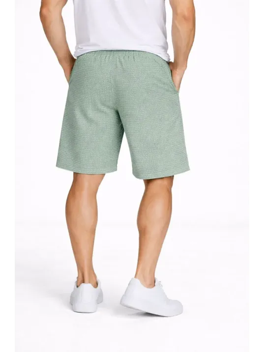 Erkek Pötikareli Şort – Beli Lastikli Bağcıklı, Cepli, Rahat Kesim Günlük Yazlık Şort - Mint Yeşili Erkek Pötikareli Şort – Beli Lastikli Bağcıklı, Cepli, Rahat Kesim Günlük Yazlık Şort - Mint Yeşili