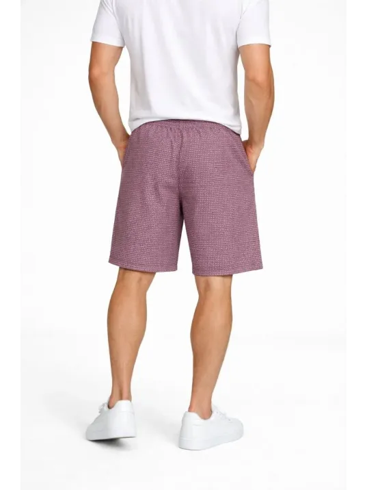Erkek Pötikareli Şort – Beli Lastikli Bağcıklı, Cepli, Rahat Kesim Günlük Yazlık Şort - Gül Kurusu Erkek Pötikareli Şort – Beli Lastikli Bağcıklı, Cepli, Rahat Kesim Günlük Yazlık Şort - Gül Kurusu