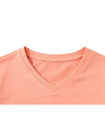 Genç Kız Çocuk V Yaka Tişört Yazlık Model Günlük Basic Body - Toz Pembe Genç Kız Çocuk V Yaka Tişört Yazlık Model Günlük Basic Body - Toz Pembe