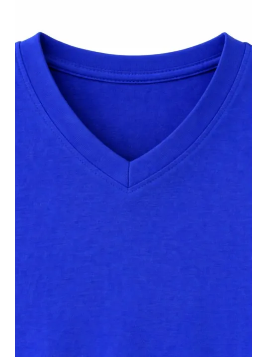 Genç Kız Çocuk V Yaka Tişört Yazlık Model Günlük Basic Body - Saks Mavisi Genç Kız Çocuk V Yaka Tişört Yazlık Model Günlük Basic Body - Saks Mavisi