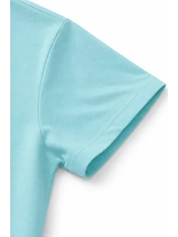 Genç Kız Çocuk V Yaka Tişört Yazlık Model Günlük Basic Body - Turkuvaz Genç Kız Çocuk V Yaka Tişört Yazlık Model Günlük Basic Body - Turkuvaz