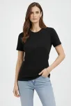 Kadın Bisiklet Yaka Tişört Regular Kalıp Basic Pamuklu Günlük Kullanım T-shirt - Siyah Kadın Bisiklet Yaka Tişört Regular Kalıp Basic Pamuklu Günlük Kullanım T-shirt - Siyah