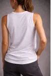 Kadın Flamlı Kumaş Sıfır Kolsuz Atlet Basic Spor Üst, Günlük Ve Fitness Kullanımına Uygun - Beyaz Kadın Flamlı Kumaş Sıfır Kolsuz Atlet Basic Spor Üst, Günlük Ve Fitness Kullanımına Uygun - Beyaz