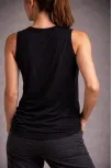 Kadın Flamlı Kumaş Sıfır Kolsuz Atlet Basic Spor Üst, Günlük Ve Fitness Kullanımına Uygun - Siyah Kadın Flamlı Kumaş Sıfır Kolsuz Atlet Basic Spor Üst, Günlük Ve Fitness Kullanımına Uygun - Siyah
