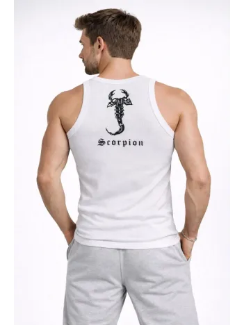 Erkek Spor Fitilli Atlet 3'lü Set Beyaz Kırmızı Kahverengi Slim Fit Kaşkorse Arka Baskılı Erkek Spor Fitilli Atlet 3'lü Set Beyaz Kırmızı Kahverengi Slim Fit Kaşkorse Arka Baskılı