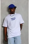 Erkek Baskılı T-shirt Kısa Kol Bisiklet Yaka Regular Fit Rahat Kalıp Günlük Tişört - Beyaz