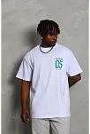 Erkek Baskılı T-shirt Kısa Kol Bisiklet Yaka Regular Fit Rahat Kalıp Günlük Tişört - Beyaz