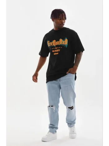 Erkek Baskılı T-shirt Kısa Kol Bisiklet Yaka Regular Fit Rahat Kalıp Günlük Tişört - Siyah Erkek Baskılı T-shirt Kısa Kol Bisiklet Yaka Regular Fit Rahat Kalıp Günlük Tişört - Siyah