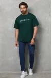 Erkek Baskılı T-shirt Kısa Kol Bisiklet Yaka Regular Fit Rahat Kalıp Günlük Tişört - Çağla Yeşili Erkek Baskılı T-shirt Kısa Kol Bisiklet Yaka Regular Fit Rahat Kalıp Günlük Tişört - Çağla Yeşili